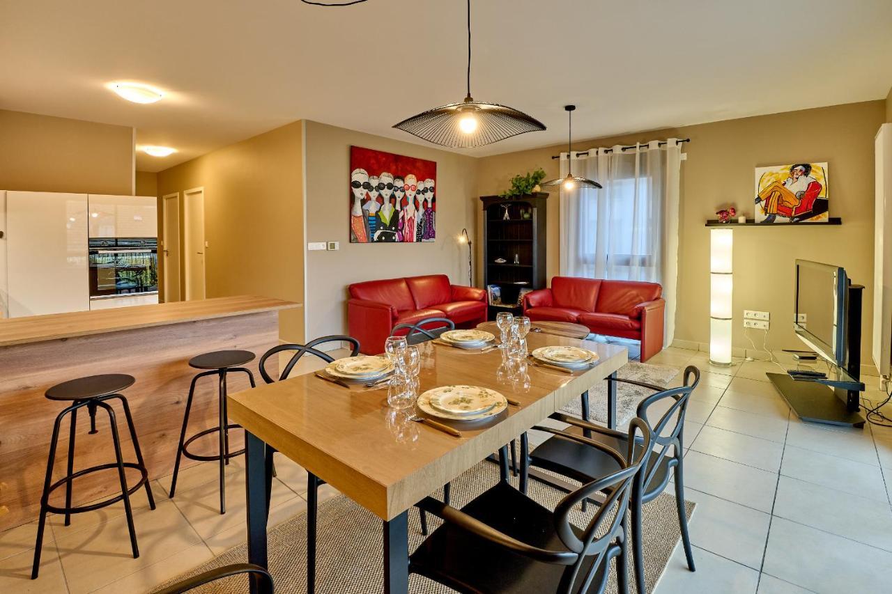 Le Manou, Appartement Neuf Avec Terrasse, Parking Sous-Terrain & Ascenseur By Primo C0Nciergerie Nevers Bagian luar foto