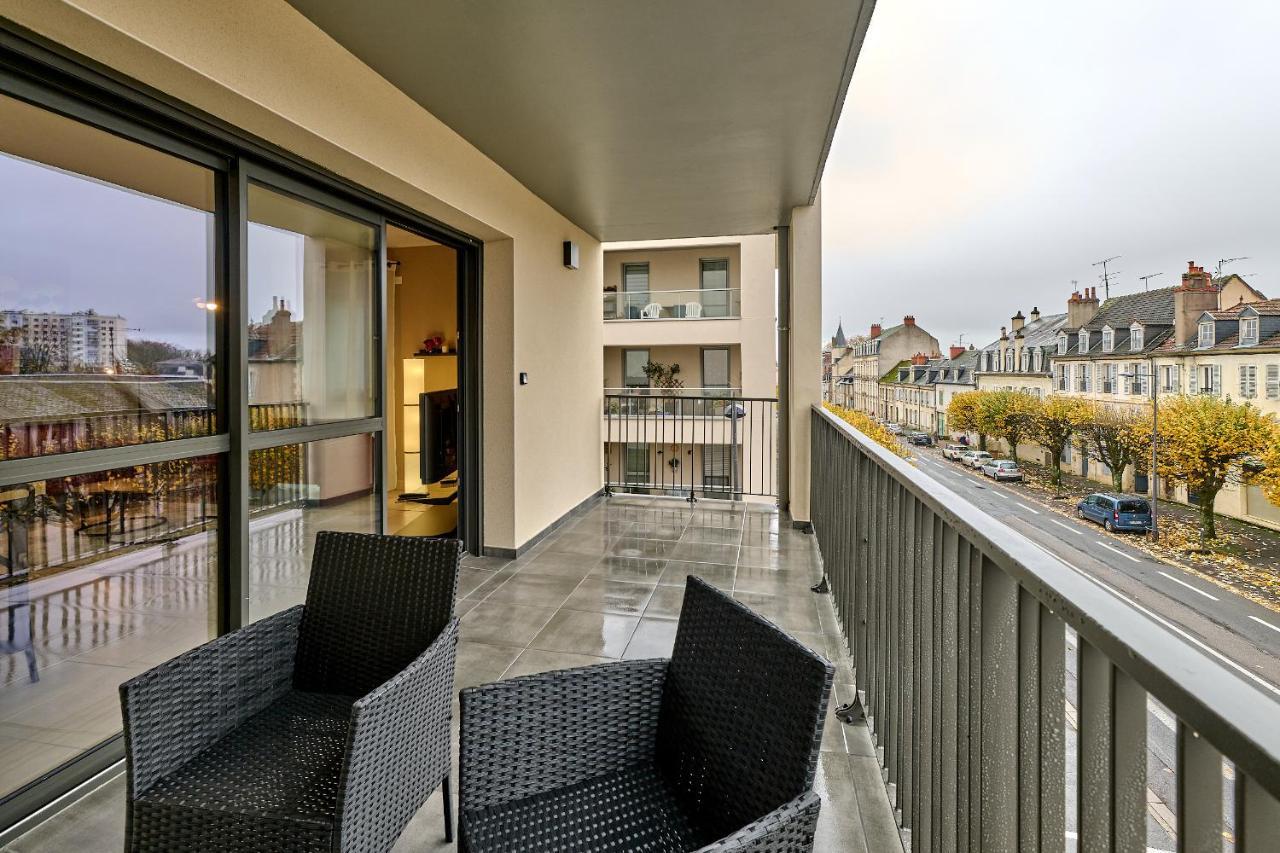 Le Manou, Appartement Neuf Avec Terrasse, Parking Sous-Terrain & Ascenseur By Primo C0Nciergerie Nevers Bagian luar foto